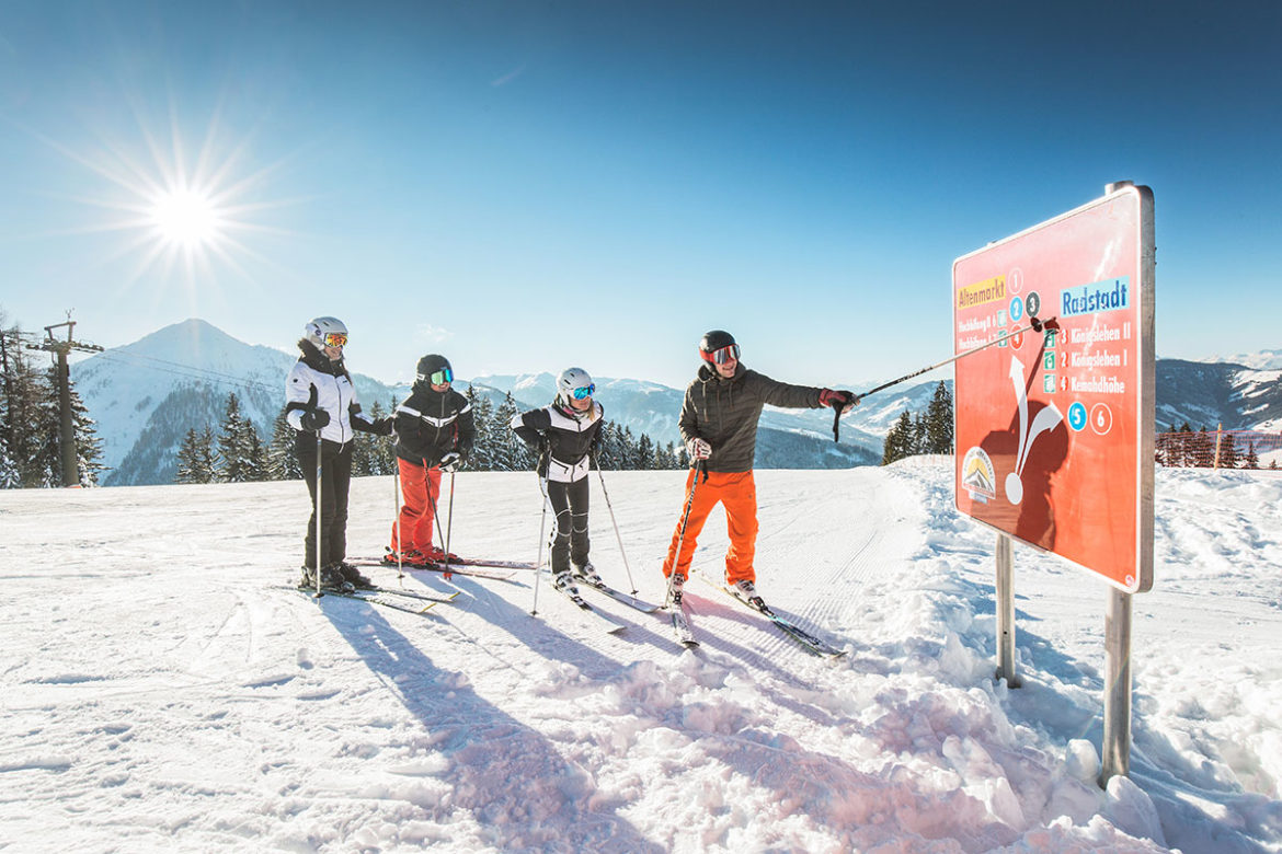 Skifahren im Skigebiet Radstadt-Altenmarkt, Ski amadé